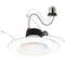 Satco 13W LED Retrofit Downlight - 5-6 in. Round Starfish IOT - RGB & Tunable White - 120V 90 CRI White S11570 - alternate 1